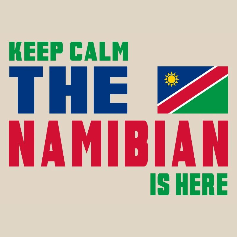 Keep Calm Namibia flag design