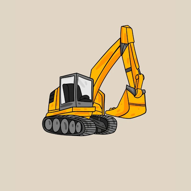 Bagger Baggerfahrer Geschenk