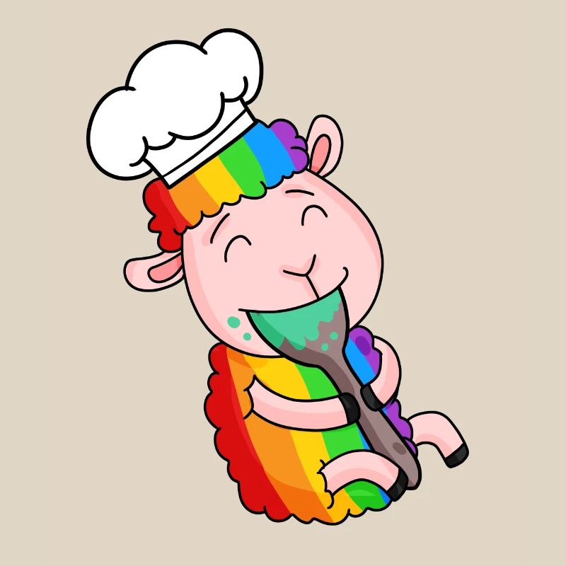 Cuisinier de mouton mignon