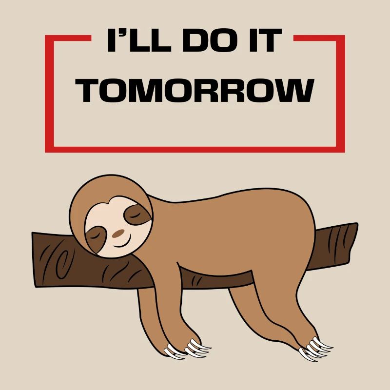 Animal Lazy Statement Hammock Sloth Sleeping