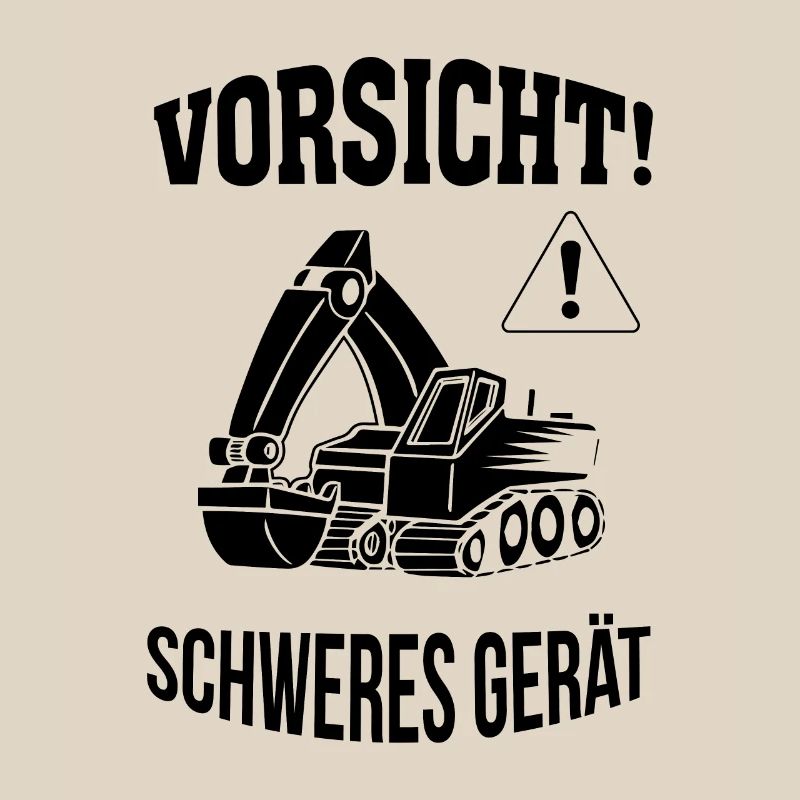 Bagger Baggerfahrer Baugeräteführer Schweres Gerät