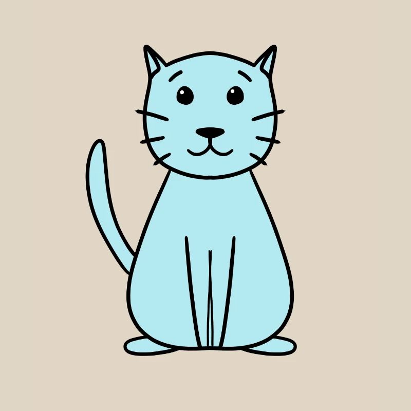 chat mignon simple