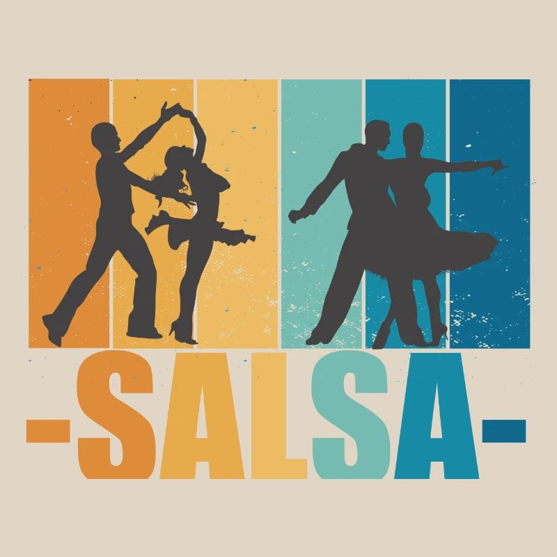 Salsa Vintage Dancer Retro Dancing Gift