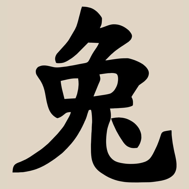 Chinese notebook rabbit shadow image