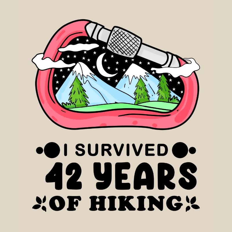 Mountain Wanderer 42e anniversaire cadeau 42 ans