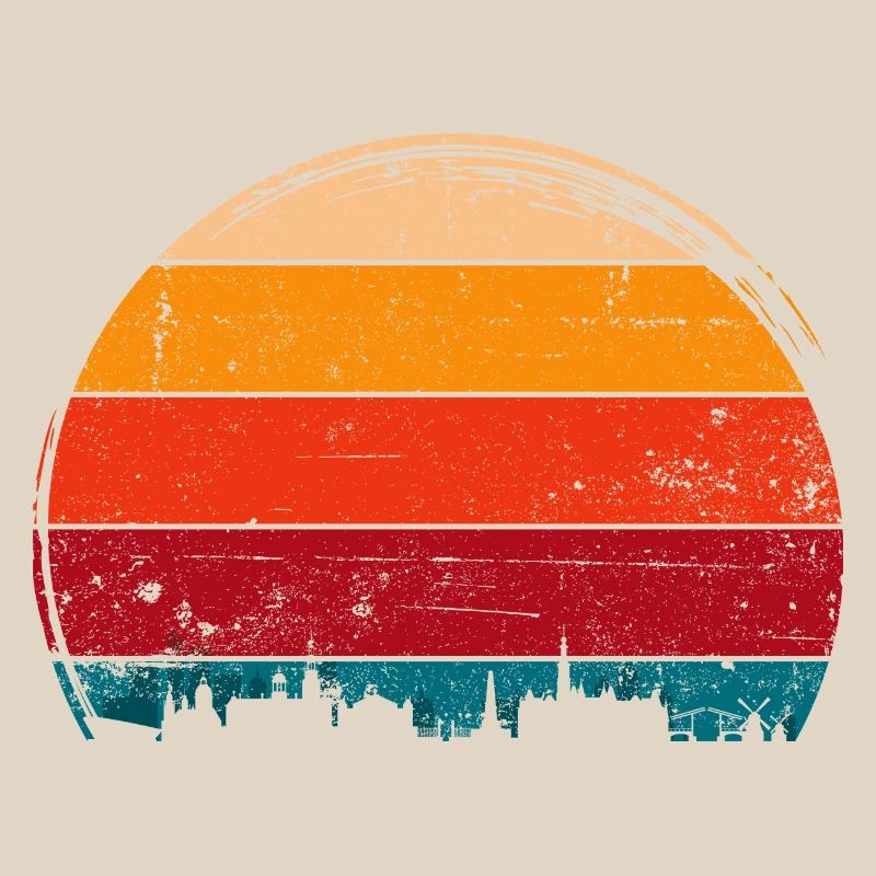 Sunset Skyline Circle