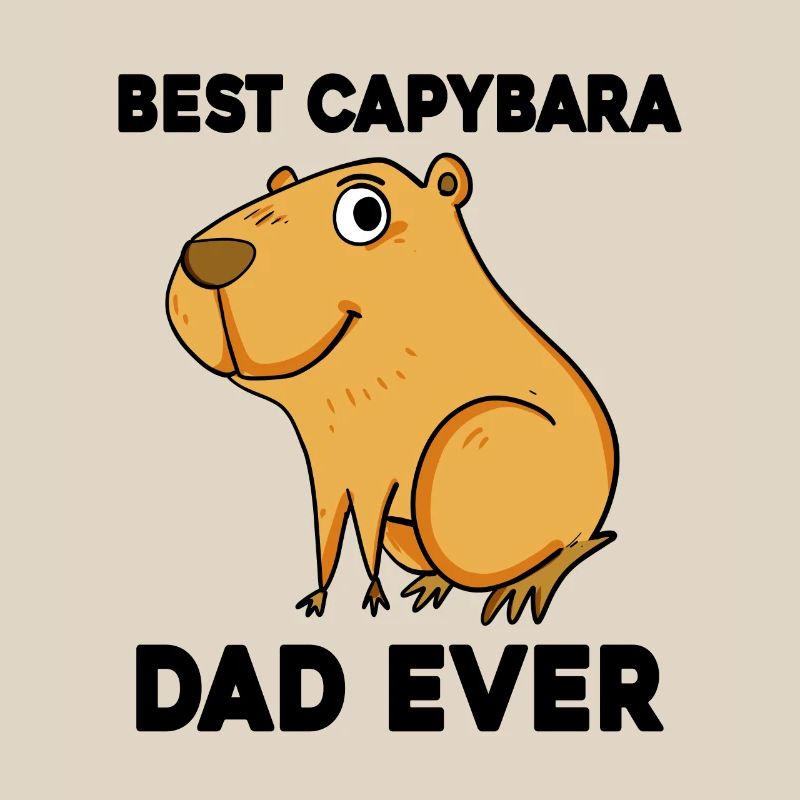 Capybara Père Capybara Capybara Cochon