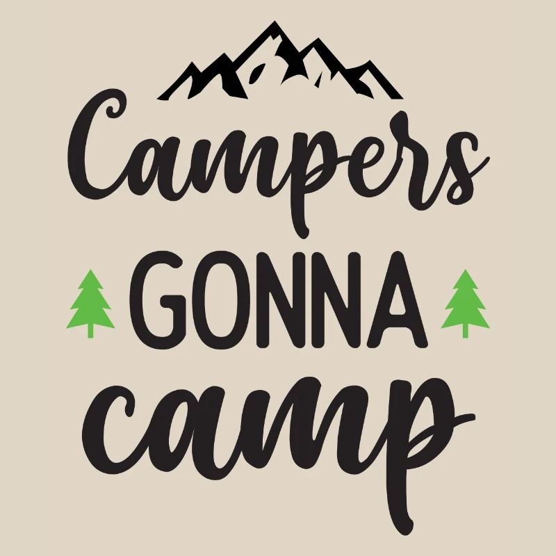 Camper auf dem Weg zum Camp