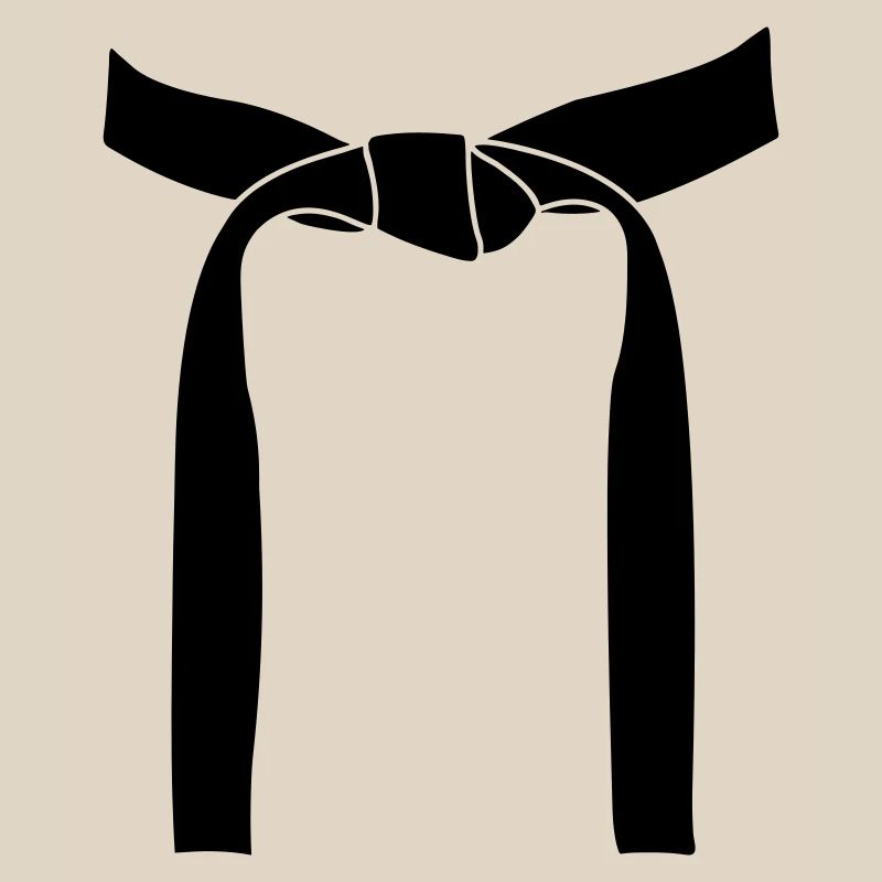 Kampfsportband oder Obi