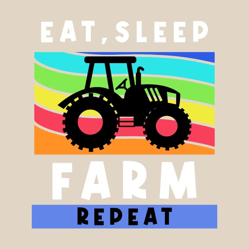 Landwirtschaft Feld Bauernhof Traktor Statement