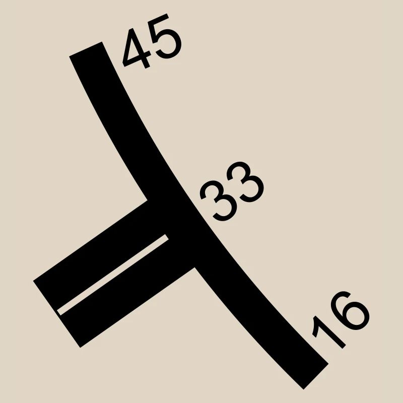 Turntable controller 45 33 16