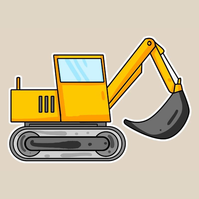 Bagger Baustelle Baggerfahrer