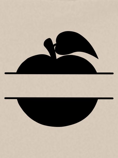 Textausschnitt im Apfel