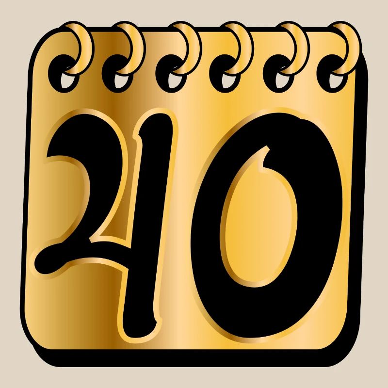 40. Geburtstag Vierzig VIERZIGJÄHRIGE