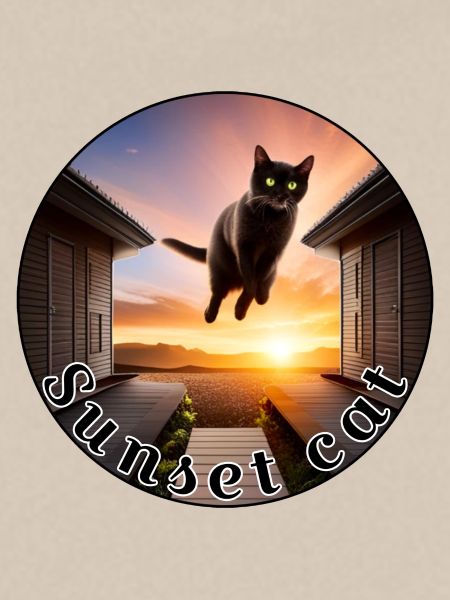 Sunset cat 2