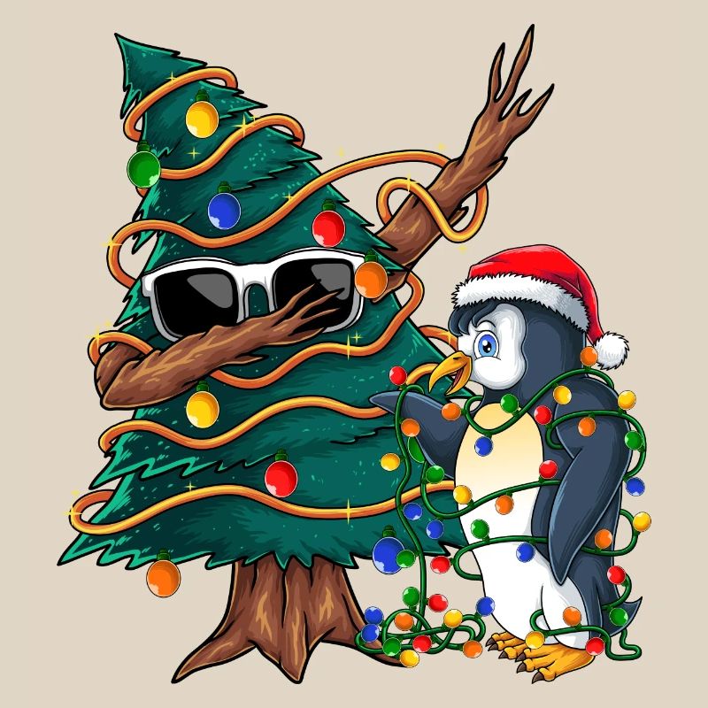 Dapping Tannenbaum -Dapping Weihnachtspullover