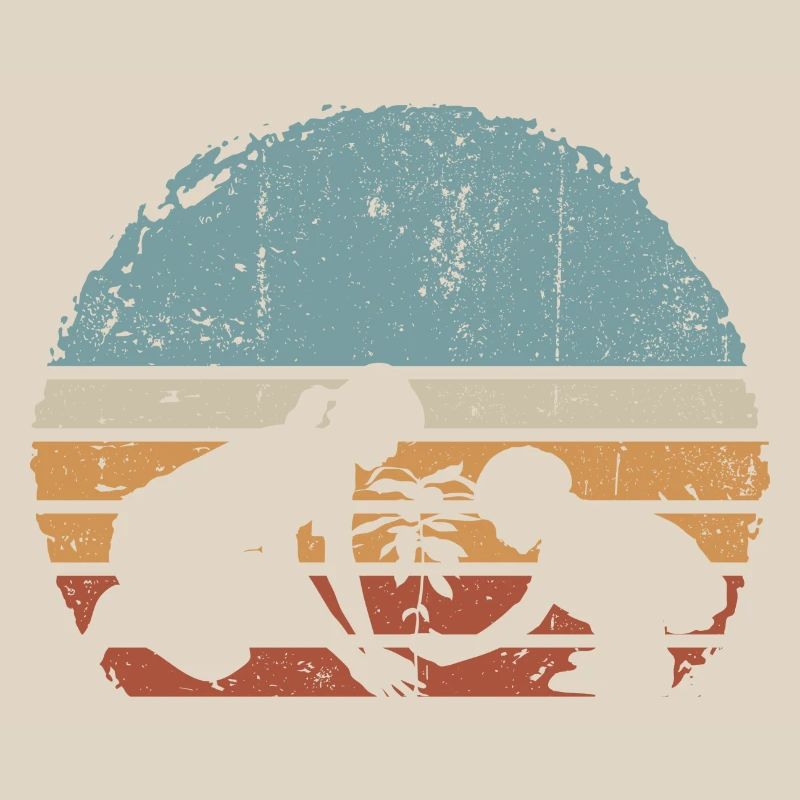 Sunset Silhouette Duo par Palm Tree