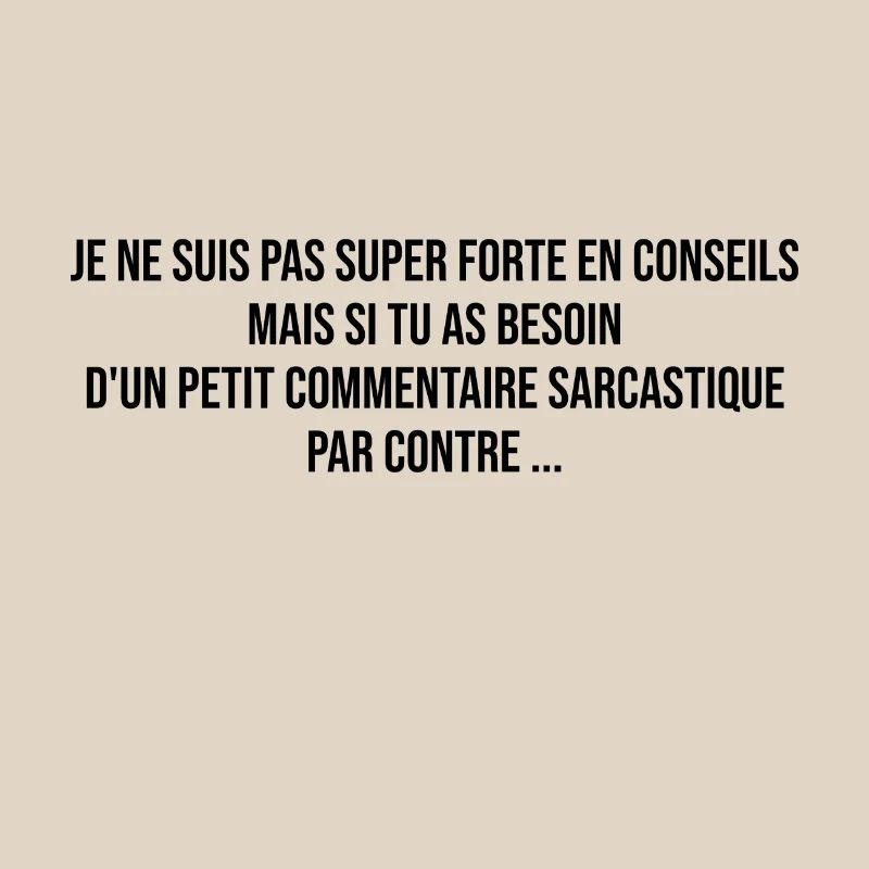 A little sarcastic comment