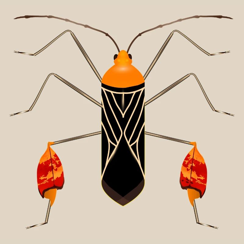 Anisoscelis alipes leaf-footed bug exotic insect