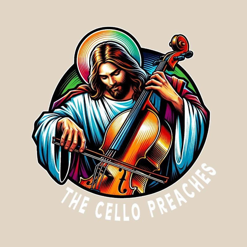 Le violoncelle prêche Jésus-Christ