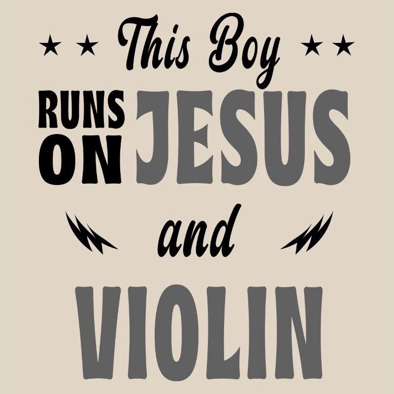 Ce garçon vit de Jésus et de violons
