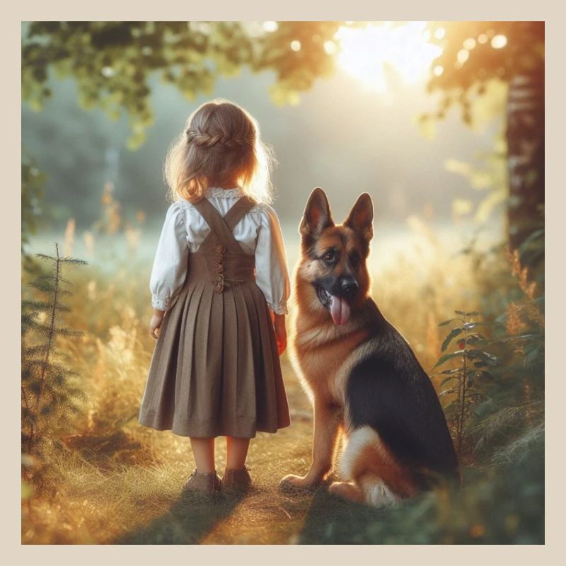 German Shepherd Art