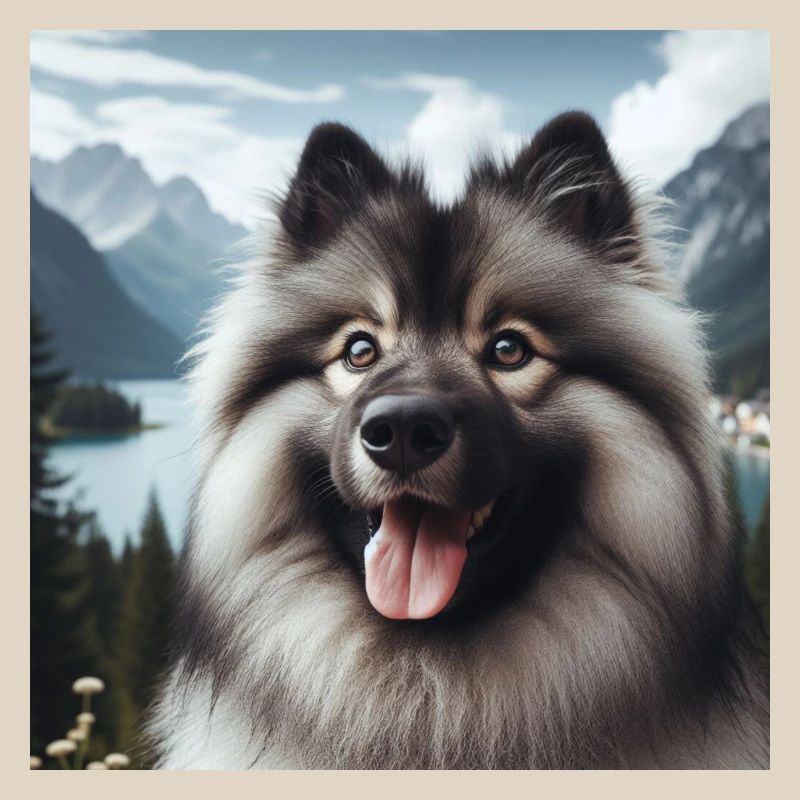 Fröhlicher Wolfspitz