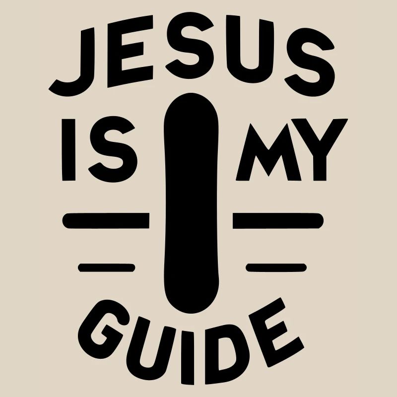 Jésus est mon guide - Snowboard