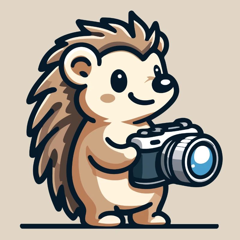 Schnappschuss-Igel: Der Shutterbug-Kumpel