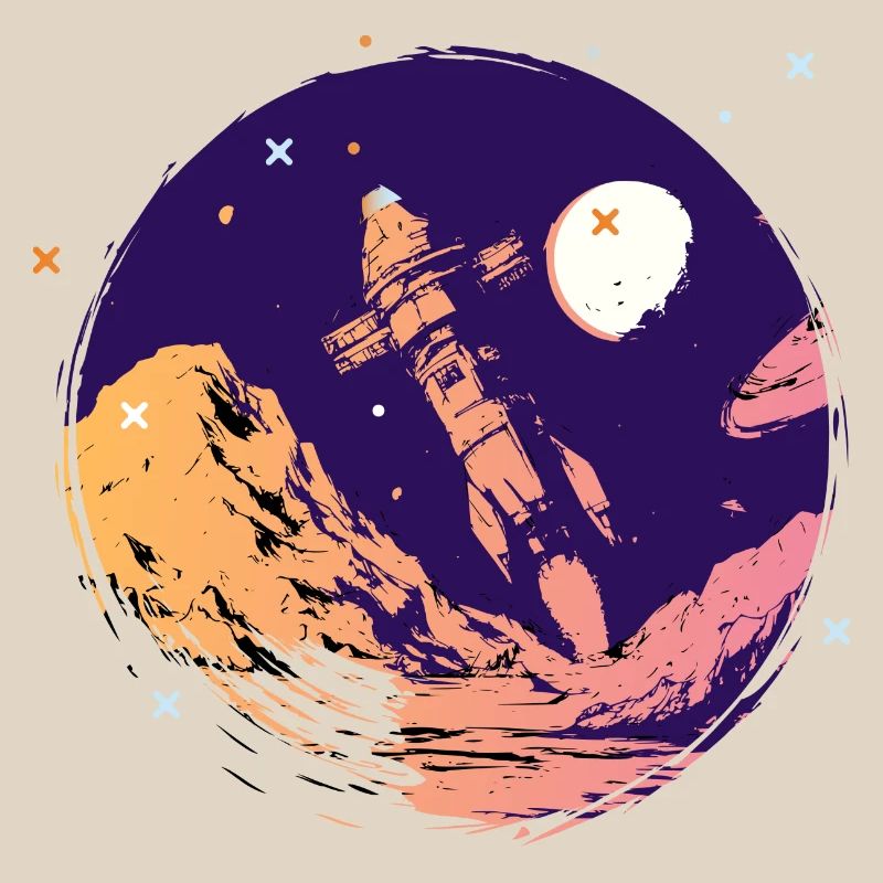 fusée espace école de l’espace début Allez nerd de l’espace