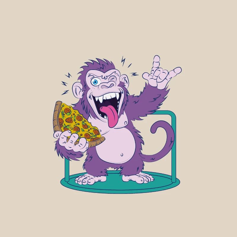 Pizza: Monkey makes it better!