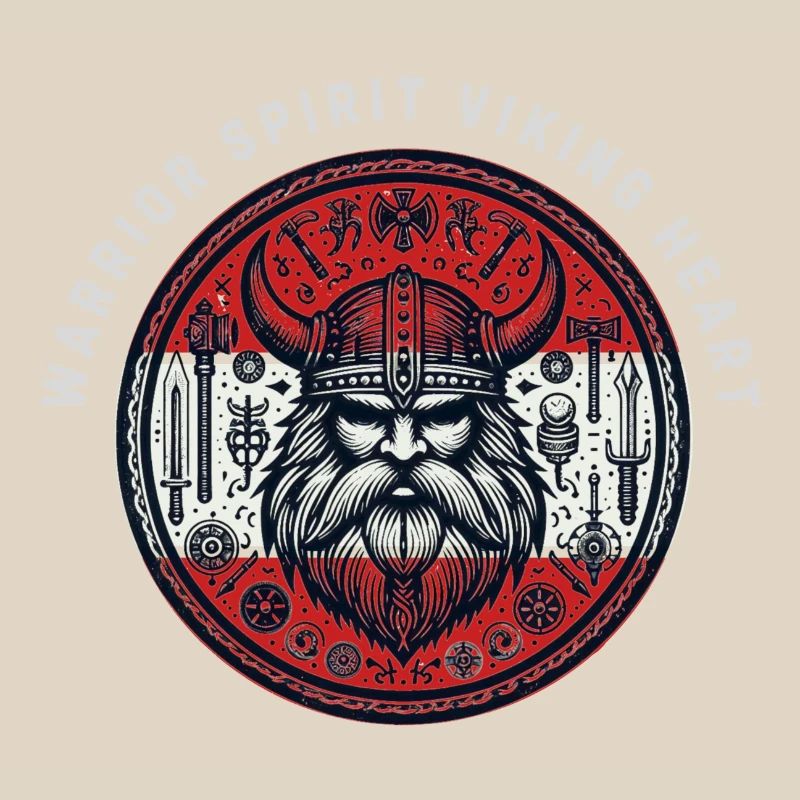 Wikingerherz-Krieger-Emblem