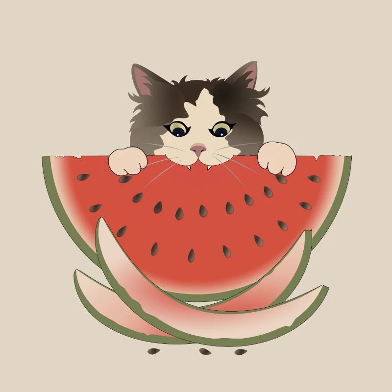 Délice de pastèque Chat