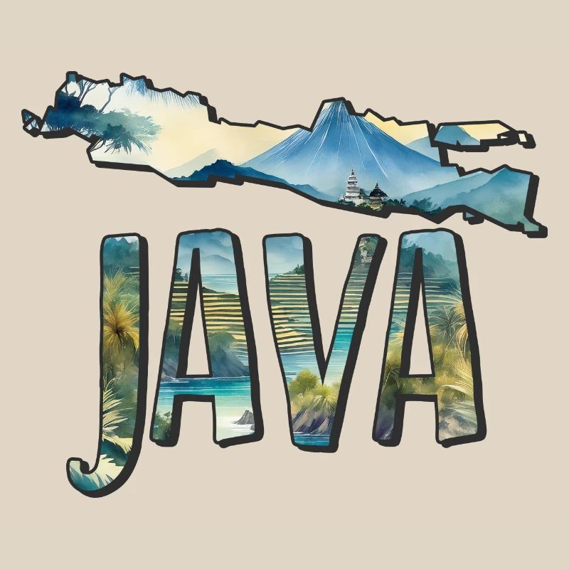Watercolor Map Java