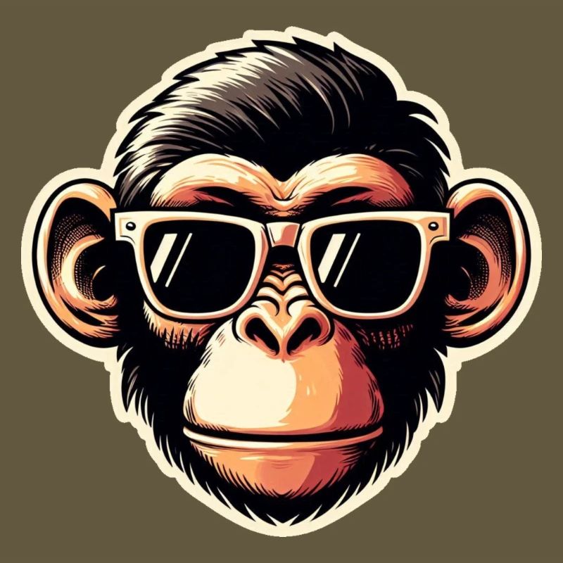 Monkey Glasses Cool
