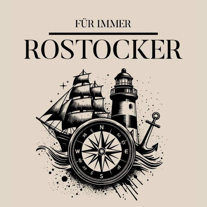 Forever Rostocker With Lighthouse and Compass