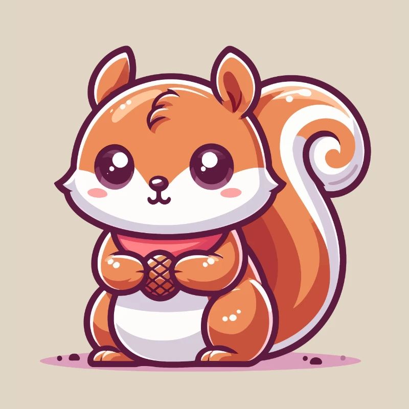 Eichhörnchen mit einem Samen