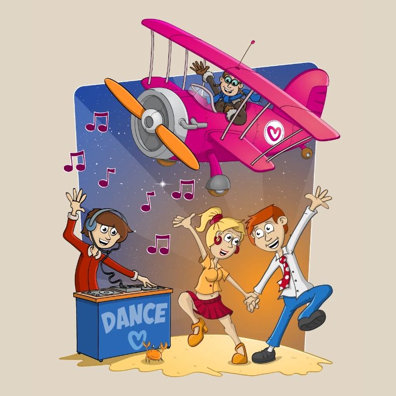 Dance, dance, dance, cheerful image