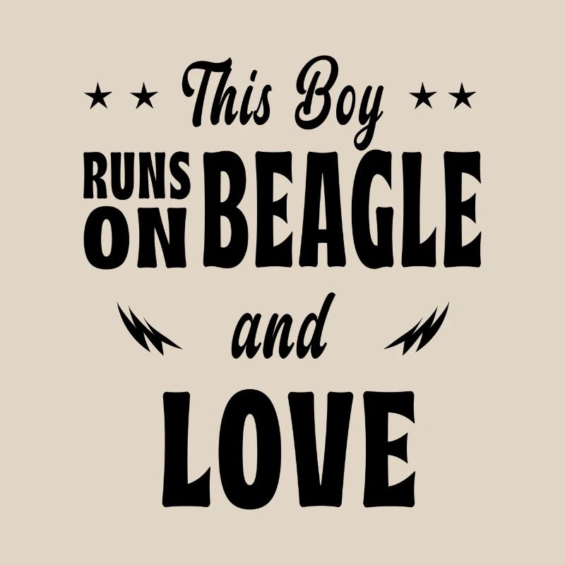 This boy beagle design
