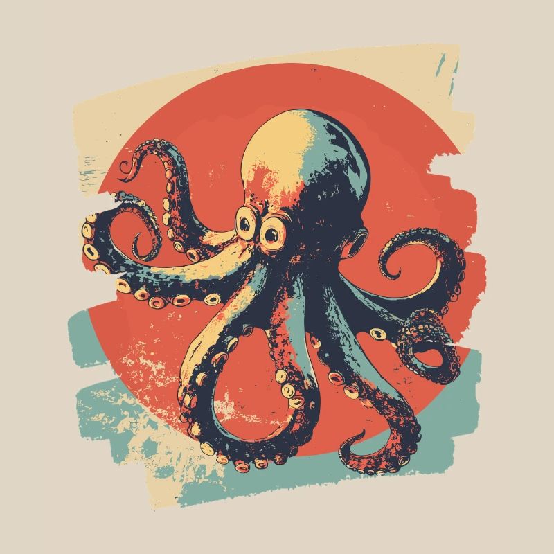 Octopus Octopus Retro