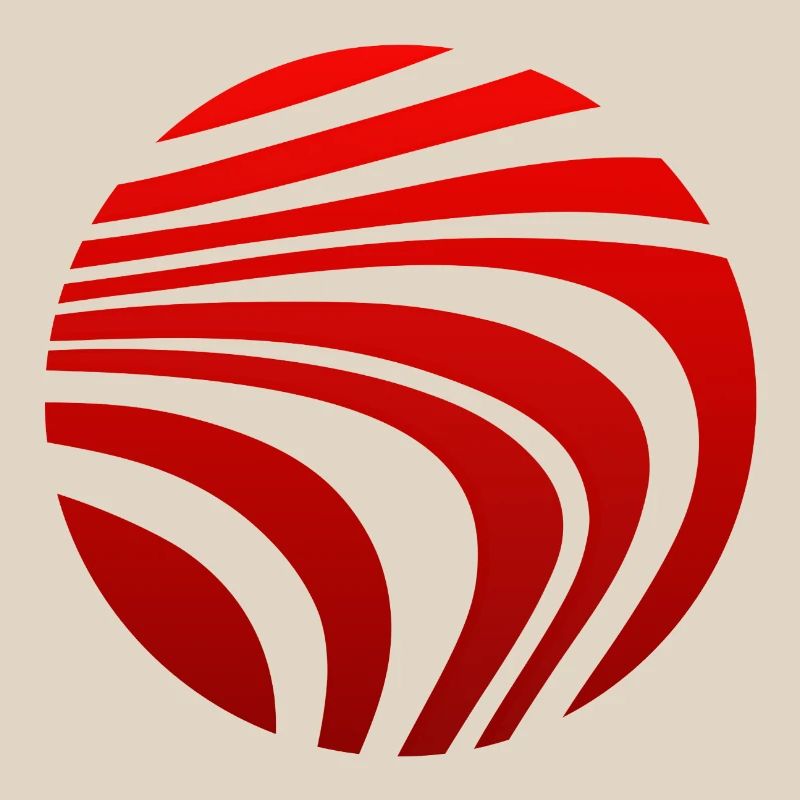 Psychedelic Pattern Red Gradient