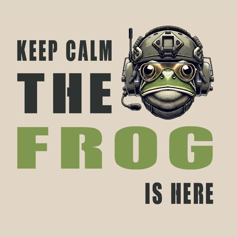 Fighting Frog – Keep Calm Style