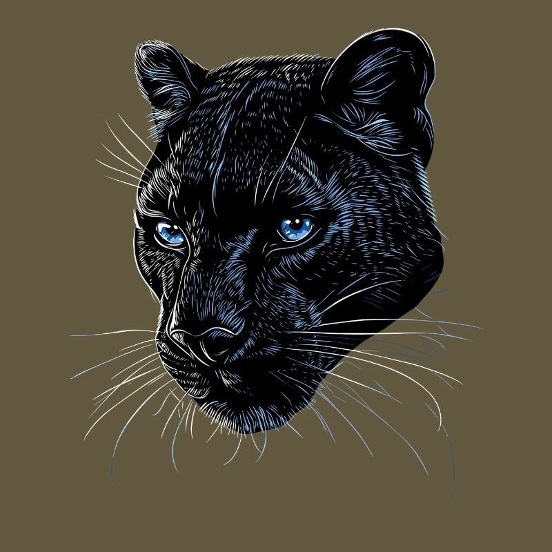 Panthère Léopard Grand Chat Mignon Gros Chat Panter