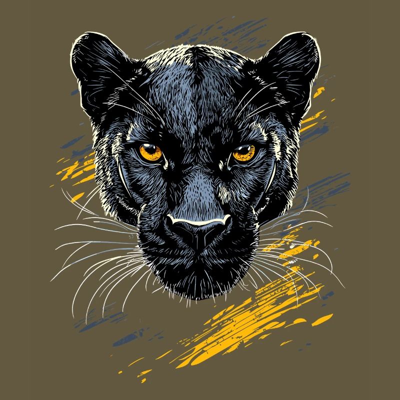 Panthère Léopard Grand Chat Mignon Gros Chat Panter