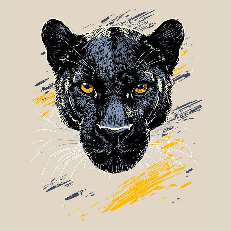 Panthère Léopard Grand Chat Mignon Gros Chat Panter