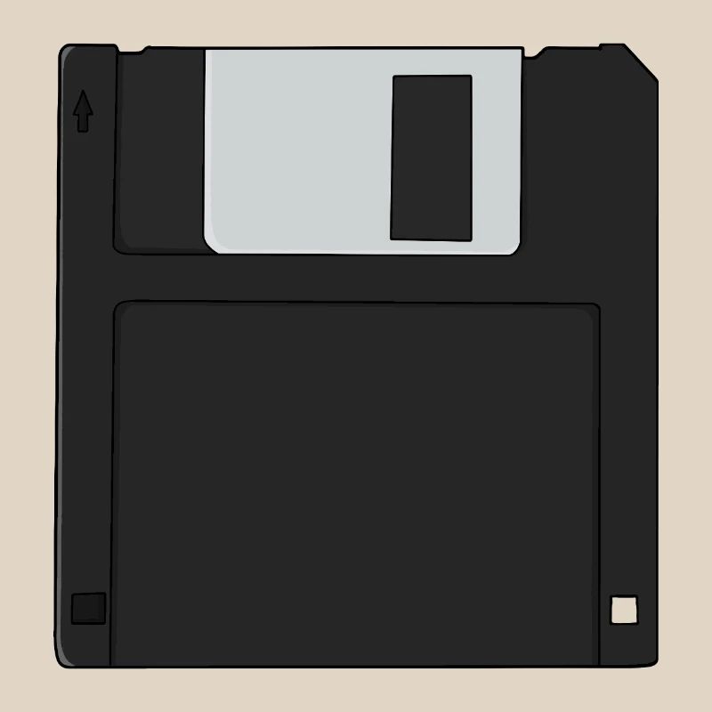 Nostalgic 3½ inch Diskette Retro Floppy Disk