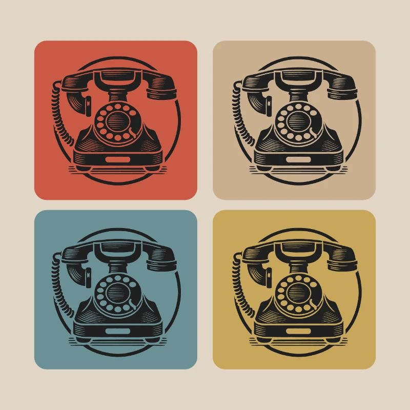 Retro Dial Telefoon