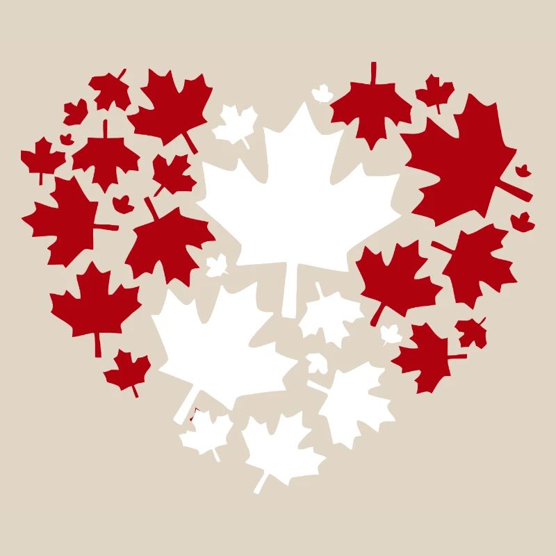 Maple Leaf Heart Pattern