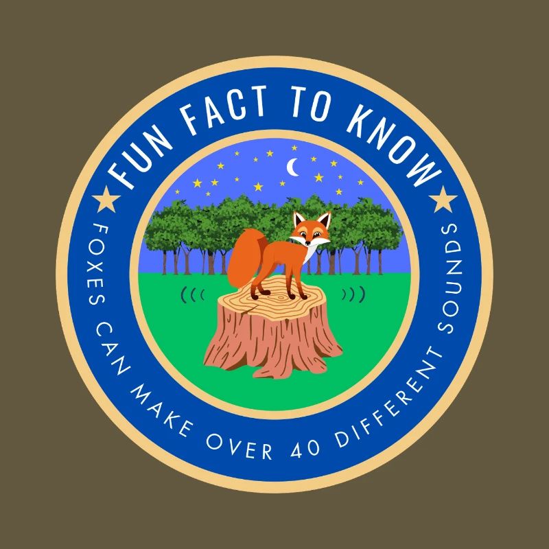 Foxes can make over 40 different sounds