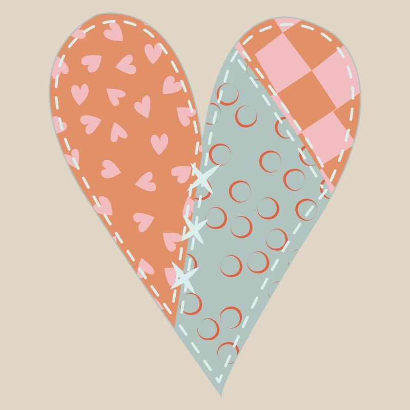 Coeur Patchwork No8
